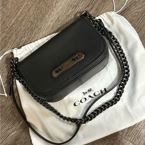 Coach Swagger Shoulder Bag - Black (Gently Worn)